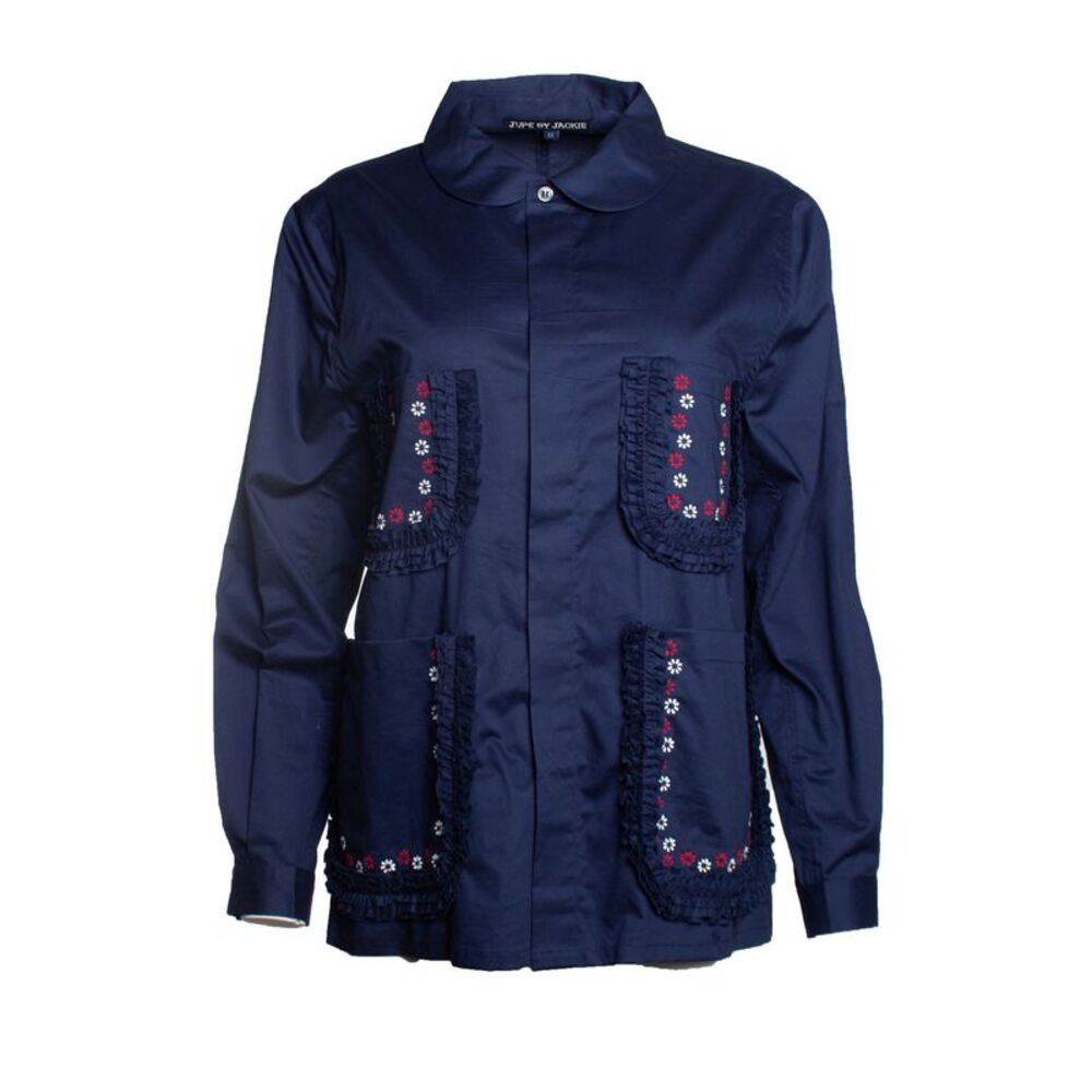 Jupe by Jackie Embroidered blouse